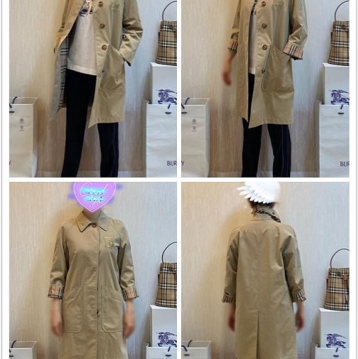 BURBERRY英國專屬標飾圖案輕便風衣UK2-0
