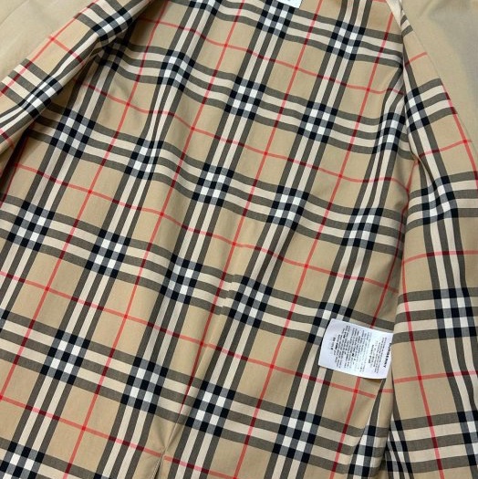 BURBERRY英國專屬標飾圖案輕便風衣UK2-9