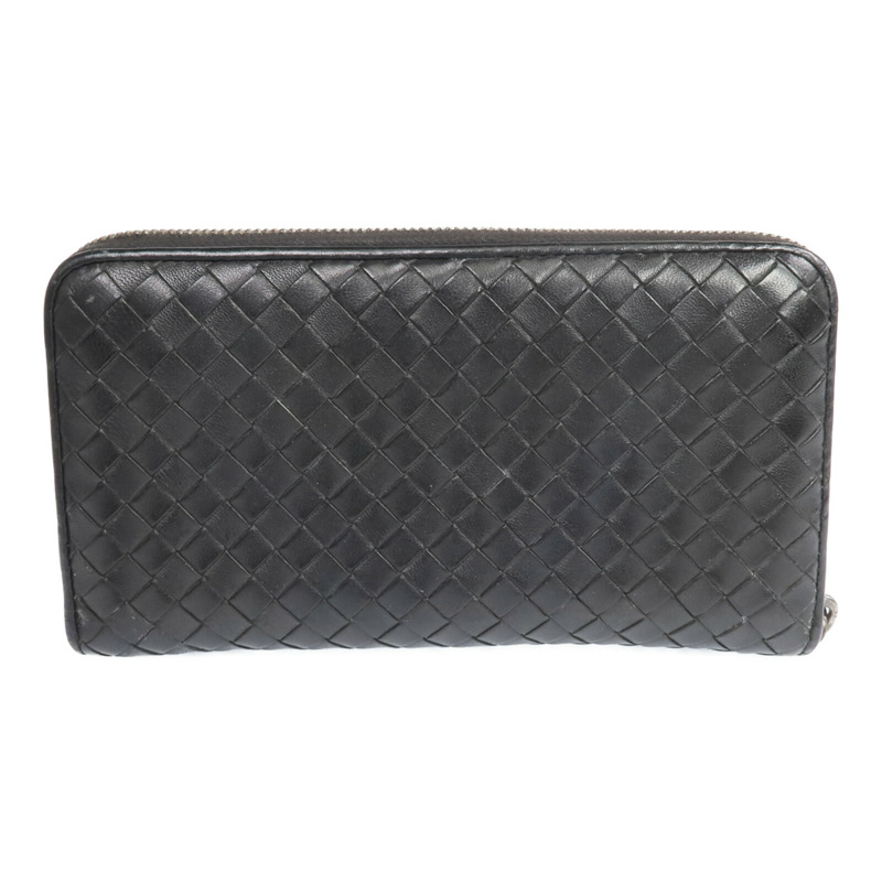 BOTTEGA VENETA 織紋皮革Long Wallet長錢包-1