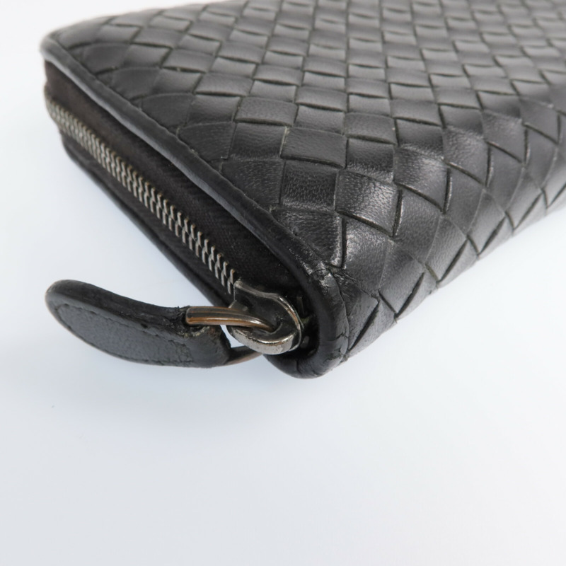 BOTTEGA VENETA 織紋皮革Long Wallet長錢包-7
