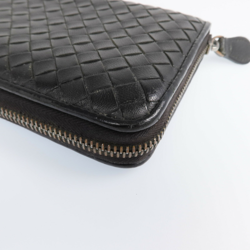 BOTTEGA VENETA 織紋皮革Long Wallet長錢包-9