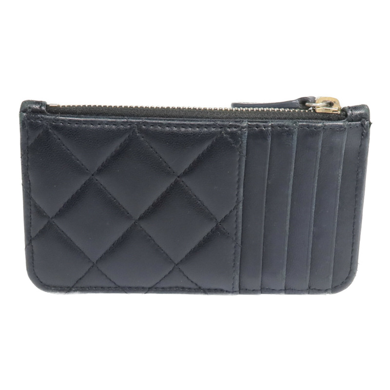 CHANEL 羊皮皮革Card Case金扣卡片套-1