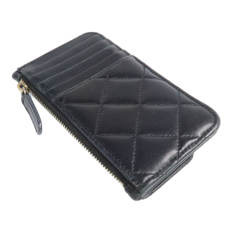 CHANEL 羊皮皮革Card Case金扣卡片套-4