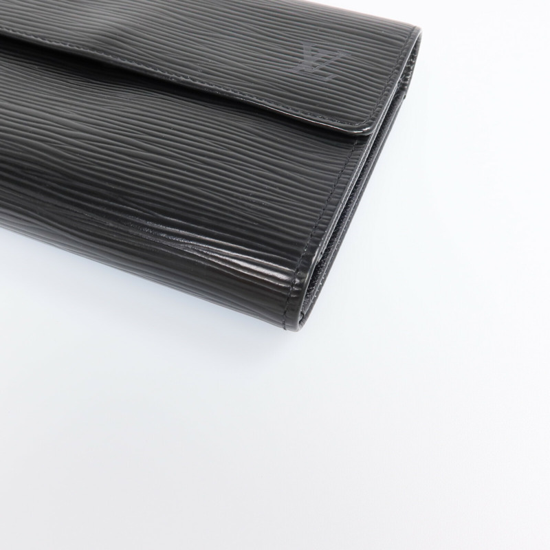 LOUIS VUITTON Epi Wallet金扣長錢包-6