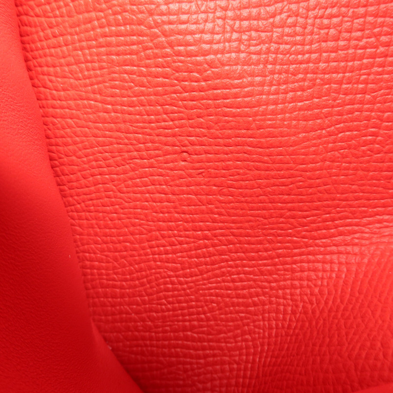 HERMES Epsom皮革Kelly Short Wallet金扣錢包Rouge de Coeur-15