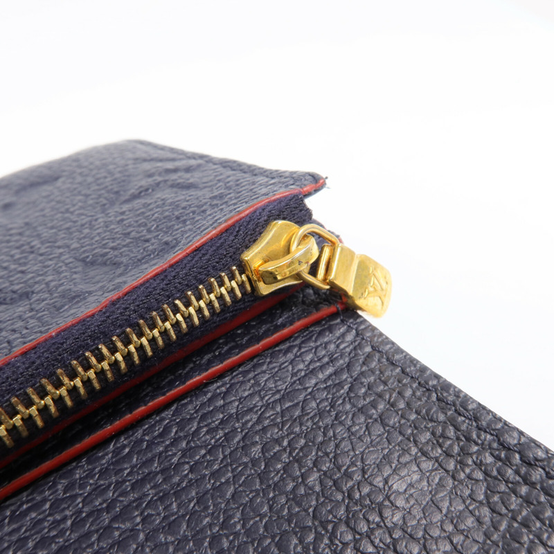 LOUIS VUITTON Monogram Empreinte Portefeuille Zoe金扣錢包-11