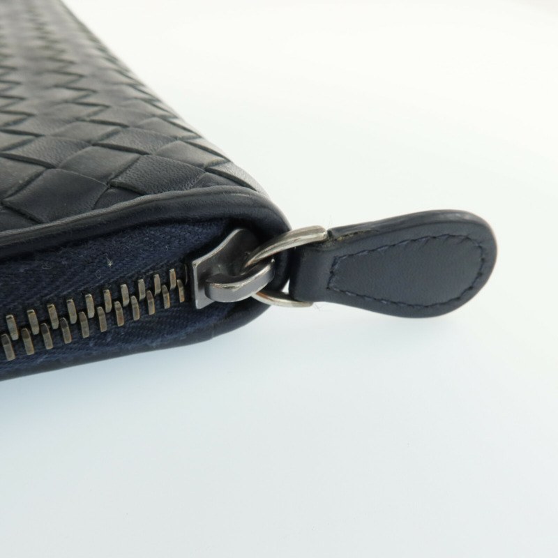 BOTTEGA VENETA 織紋皮革Long Wallet長錢包-10
