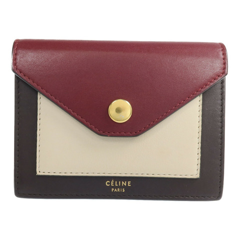 CELINE 牛皮皮革Card Case金扣卡片套