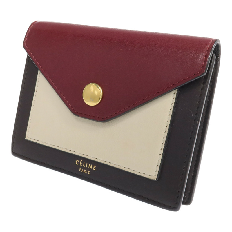 CELINE 牛皮皮革Card Case金扣卡片套-2