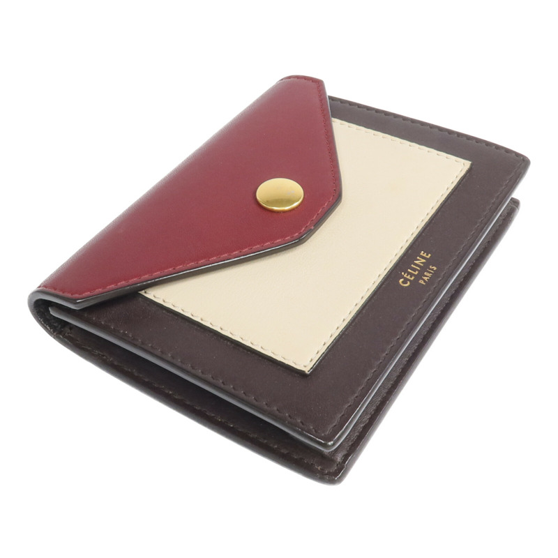 CELINE 牛皮皮革Card Case金扣卡片套-3