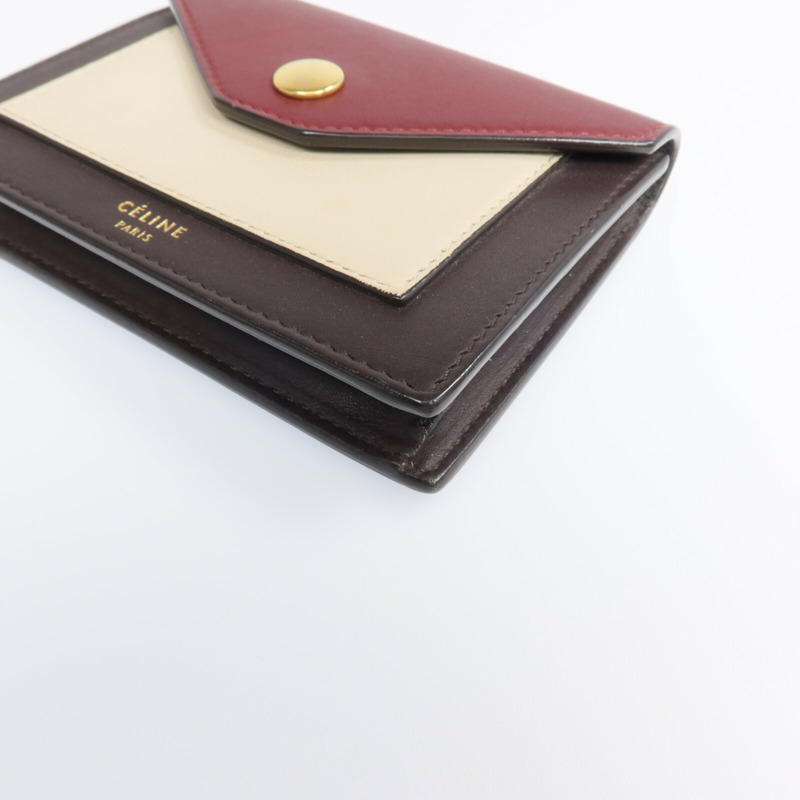 CELINE 牛皮皮革Card Case金扣卡片套-6