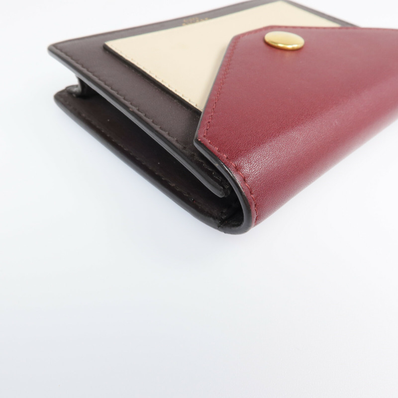 CELINE 牛皮皮革Card Case金扣卡片套-8