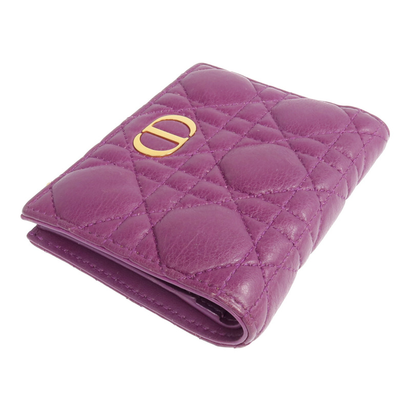 Dior 羊皮皮革Wallet金扣錢包-3