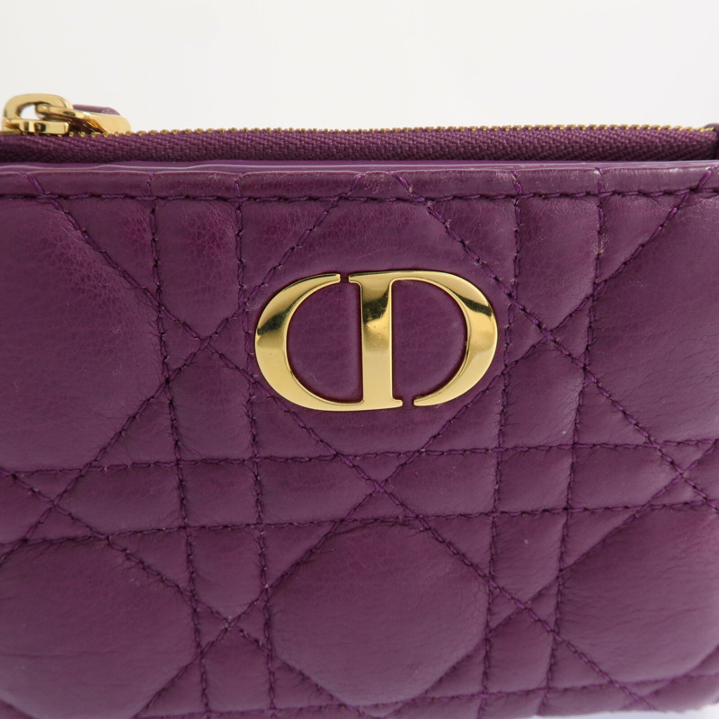 Dior 羊皮皮革Wallet金扣錢包-10