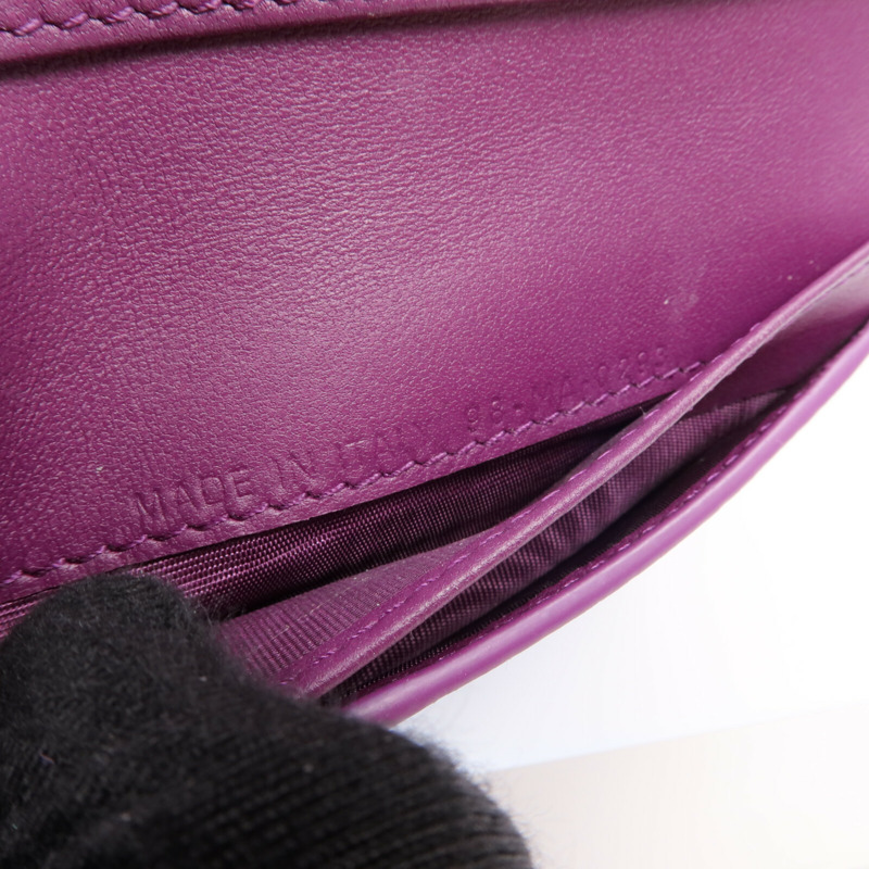 Dior 羊皮皮革Wallet金扣錢包-16