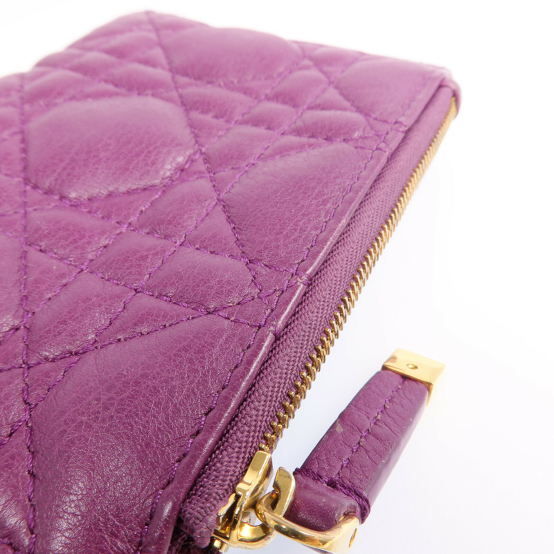 Dior 羊皮皮革Wallet金扣錢包-17