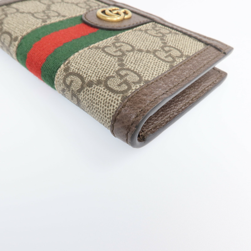 GUCCI 塗層帆布Card Case金扣卡片套-7