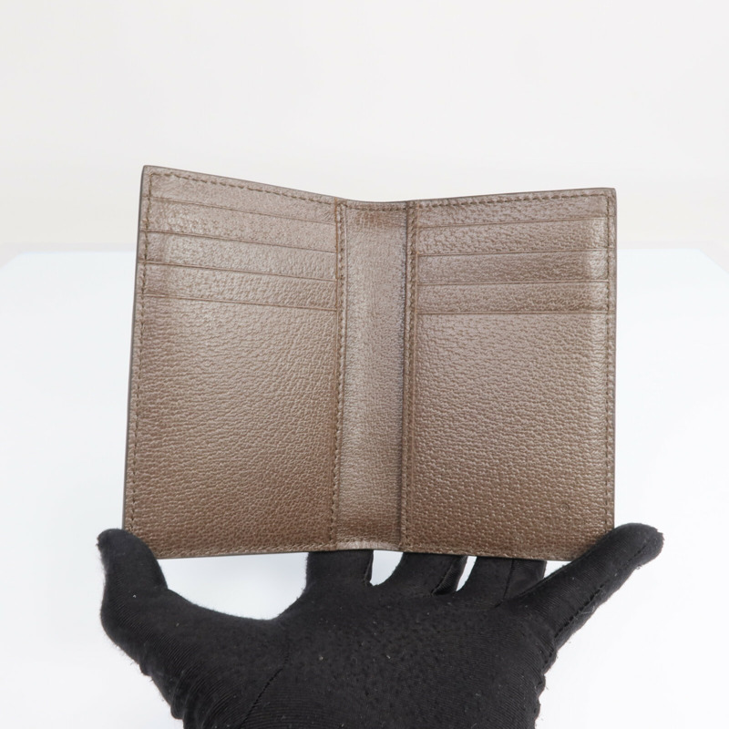 GUCCI 塗層帆布Card Case金扣卡片套-11