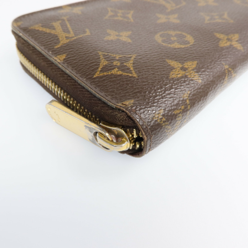 LOUIS VUITTON Monogram Zipper Long Wallet金扣長錢包-7