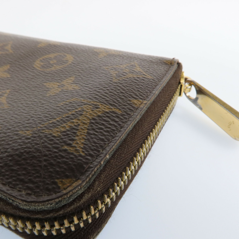 LOUIS VUITTON Monogram Zipper Long Wallet金扣長錢包-10