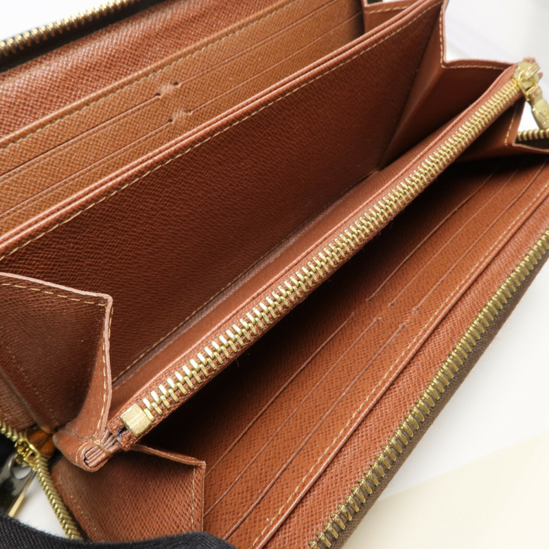 LOUIS VUITTON Monogram Zipper Long Wallet金扣長錢包-13