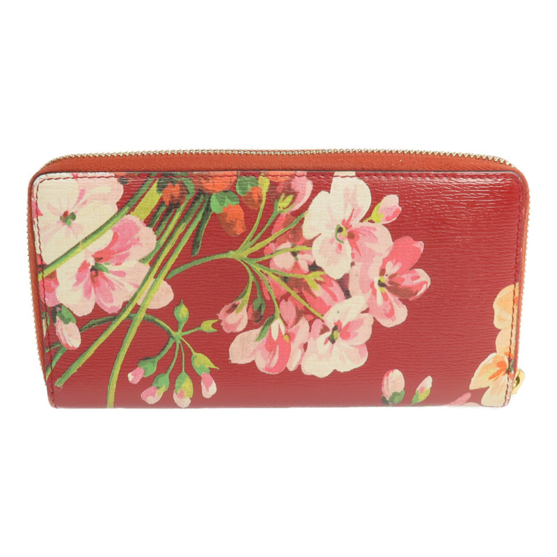 GUCCI 牛皮皮革Zipper Long Wallet金扣長錢包-2