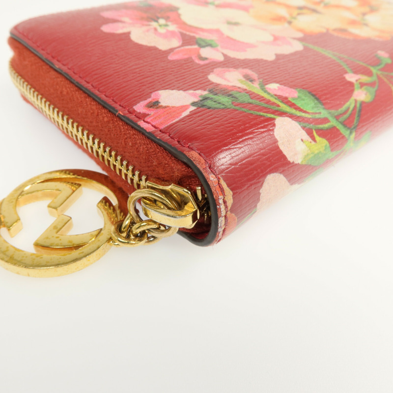GUCCI 牛皮皮革Zipper Long Wallet金扣長錢包-7