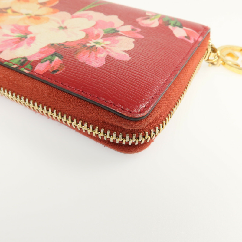 GUCCI 牛皮皮革Zipper Long Wallet金扣長錢包-9