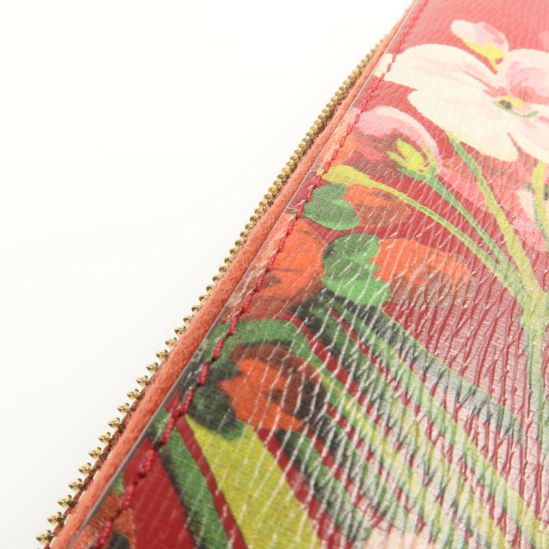 GUCCI 牛皮皮革Zipper Long Wallet金扣長錢包-16