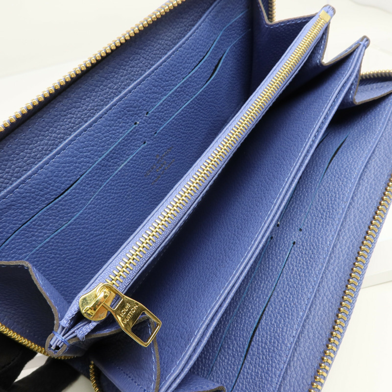 LOUIS VUITTON Monogram Empreinte Long Wallet金扣長錢包-6