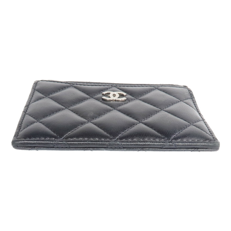 CHANEL 羊皮皮革Card Case銀扣卡片套-5