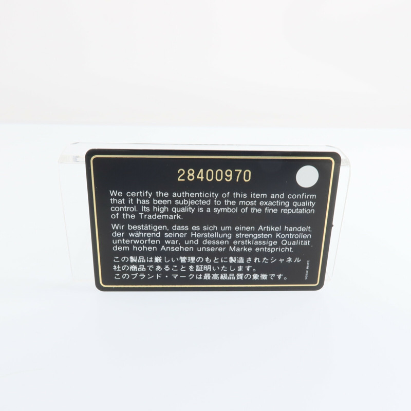 CHANEL 羊皮皮革Card Case銀扣卡片套-19