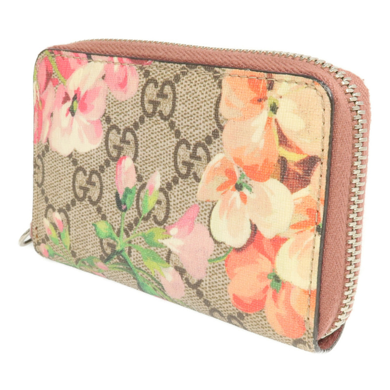 GUCCI 塗層帆布Card Case銀扣卡片套-2