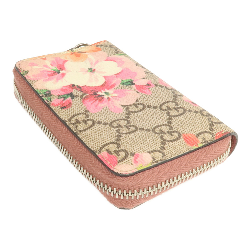 GUCCI 塗層帆布Card Case銀扣卡片套-4