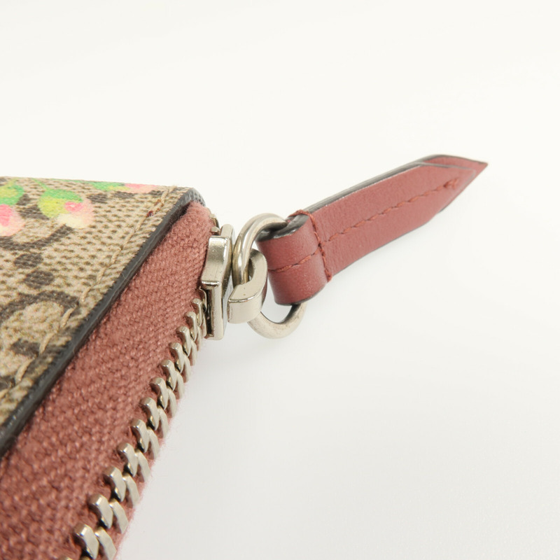 GUCCI 塗層帆布Card Case銀扣卡片套-10