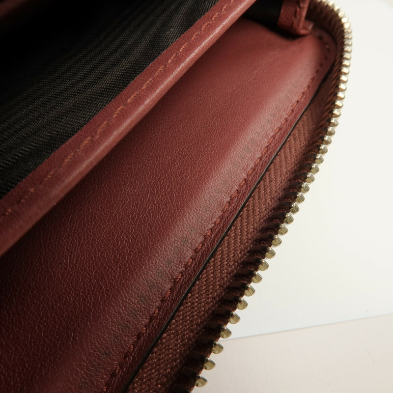 GUCCI 塗層帆布Card Case銀扣卡片套-13