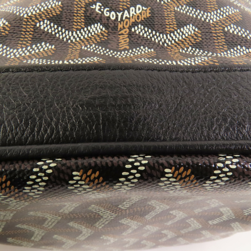 GOYARD 塗層帆布Petit Flot PM Bucket Bag銀扣肩背袋-5