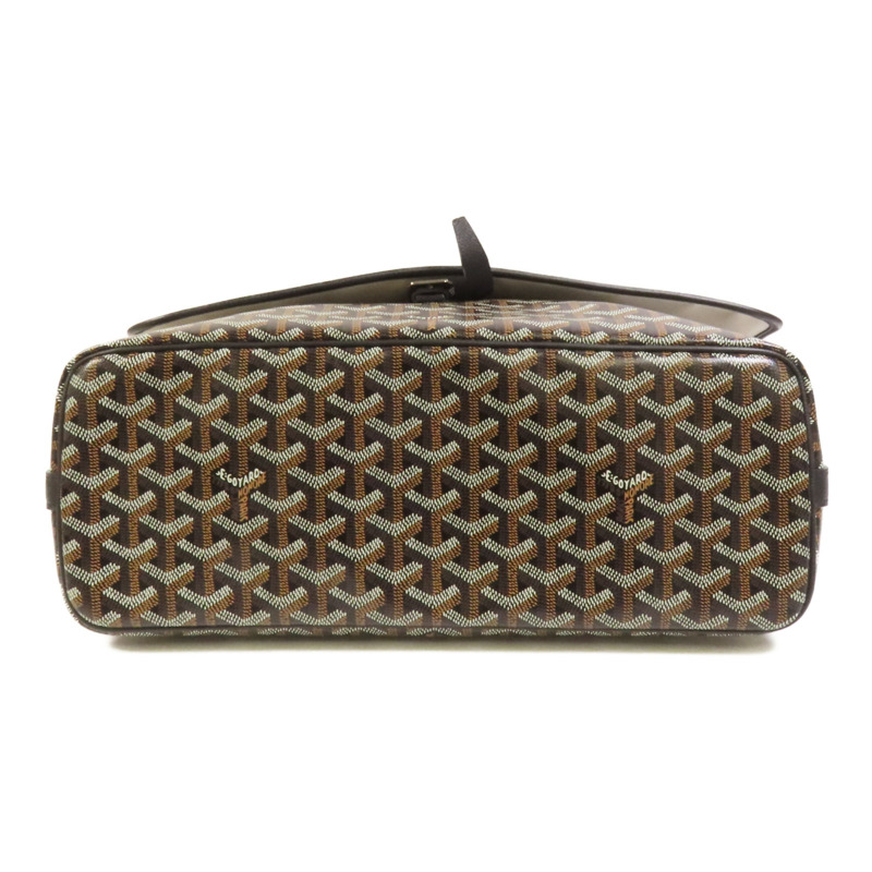 GOYARD 塗層帆布Capetien MM Messenger銀扣肩背袋-3