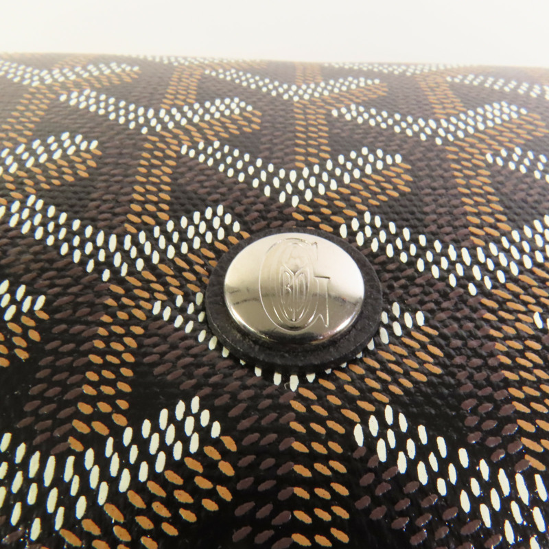 GOYARD 塗層帆布Capetien MM Messenger銀扣肩背袋-5