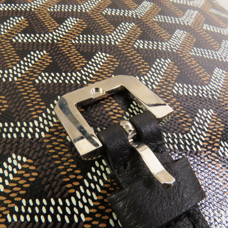 GOYARD 塗層帆布Capetien MM Messenger銀扣肩背袋-6