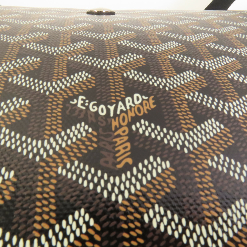 GOYARD 塗層帆布Capetien MM Messenger銀扣肩背袋-7