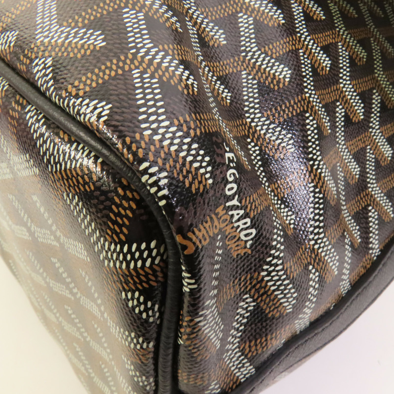 GOYARD 塗層帆布Capetien MM Messenger銀扣肩背袋-11