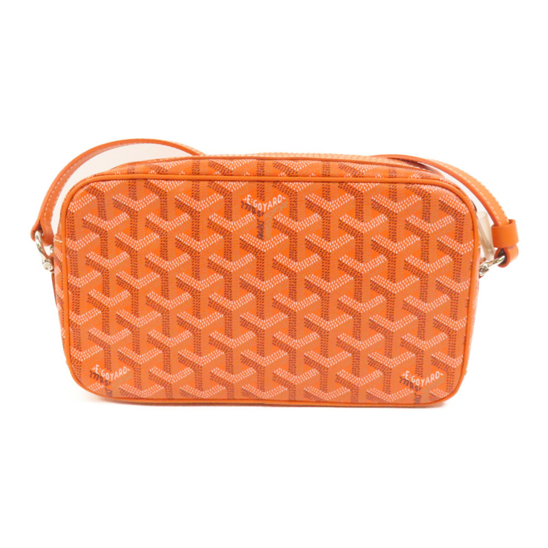 GOYARD 塗層帆布Cap-Vert銀扣肩背袋-1
