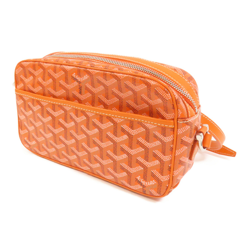 GOYARD 塗層帆布Cap-Vert銀扣肩背袋-2