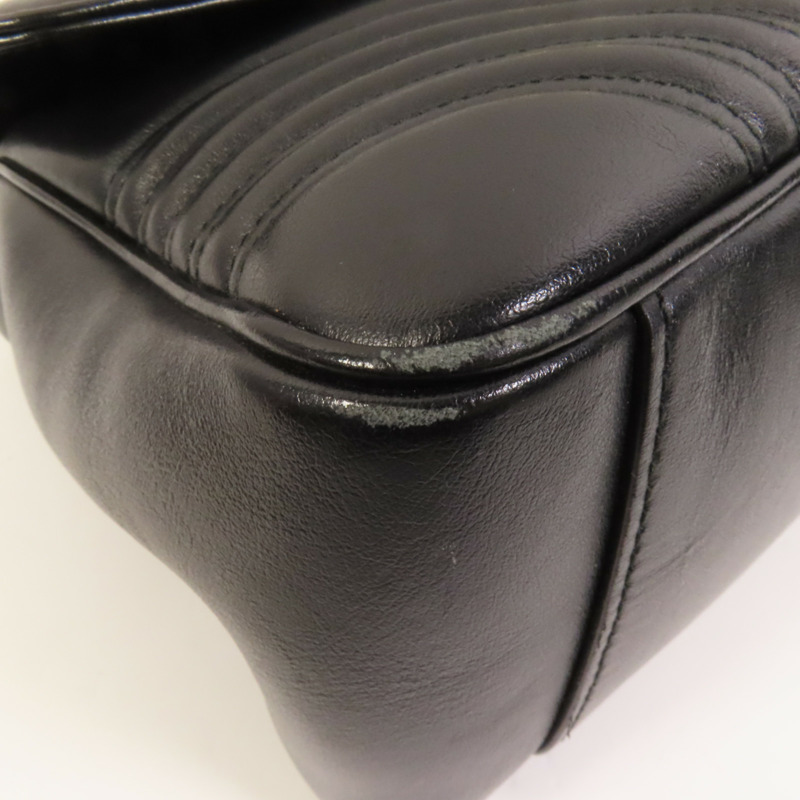 GUCCI 牛皮皮革GG Marmont Small金扣手挽肩背兩用袋-14