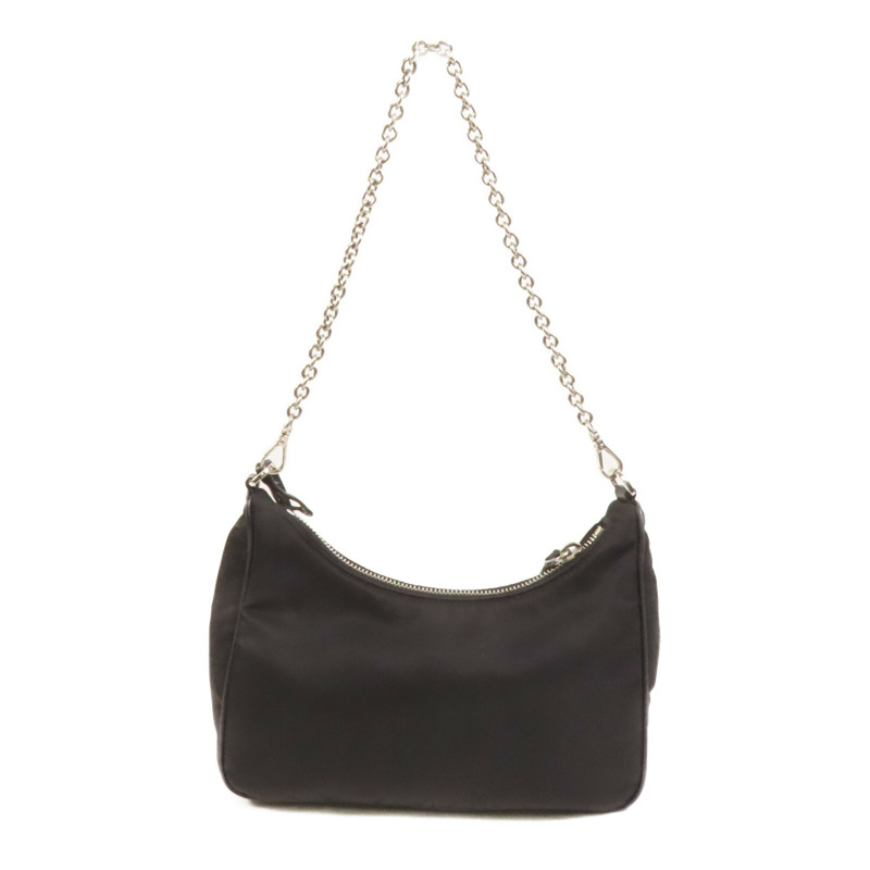 PRADA 尼龍Re-Edition 2005銀扣手挽肩背兩用袋-1