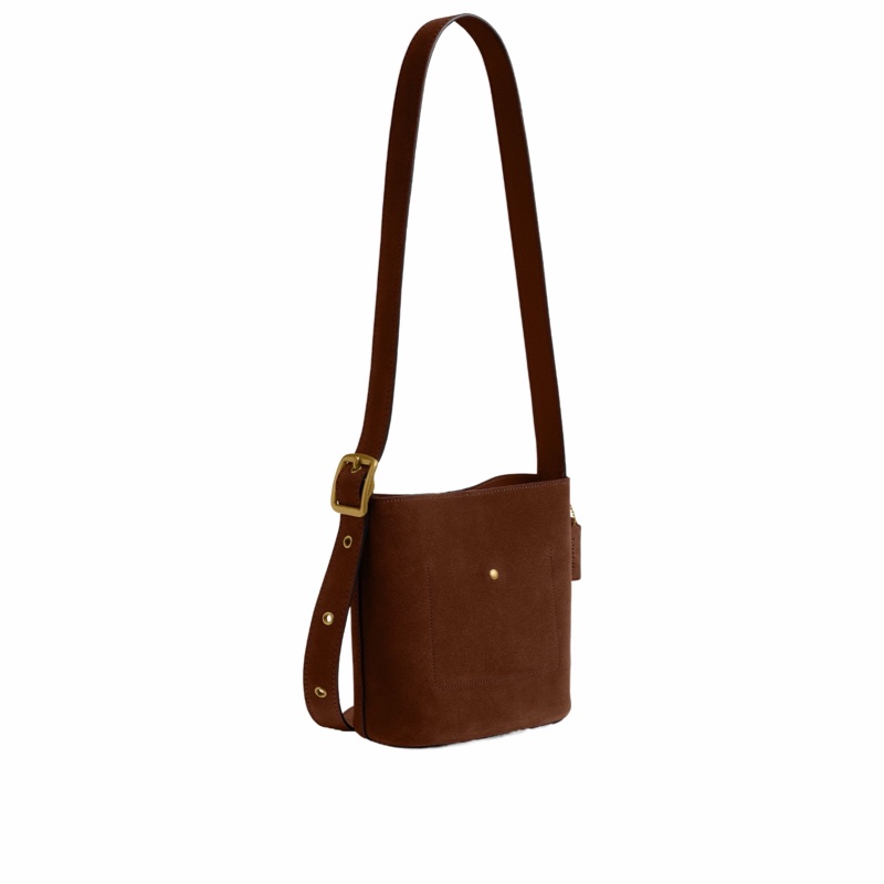 Coach 女士 BLEECKER 水桶包 21均碼碼21cm*12cm*21.5cm-5