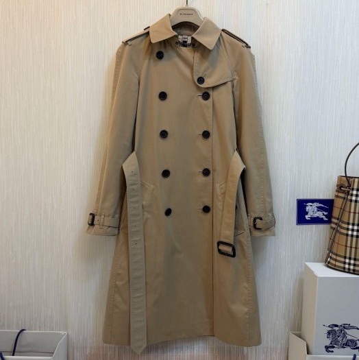 BURBERRY英國蜜色風衣UK4-2