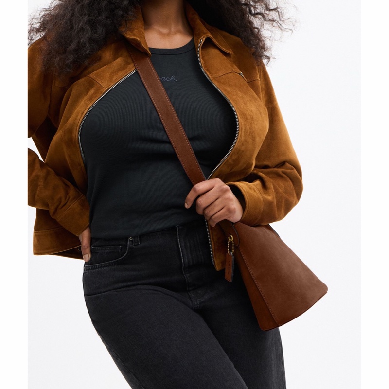 Coach 女士 BLEECKER 水桶包 21均碼碼21cm*12cm*21.5cm-7