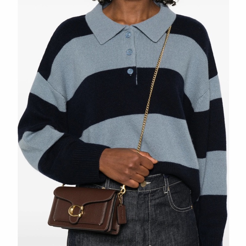 Coach 女士 Tabby 鏈條斜挎包 19均碼碼19.6cm*4.4cm*10.7cm-3